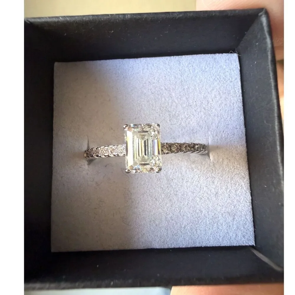 Moissanite beautiful elegant